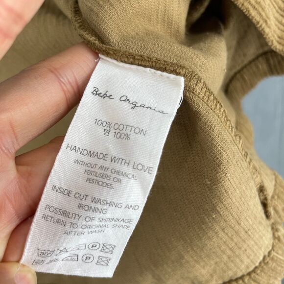 Bebe Organic Jacket Kids 6Y Brown Corduroy Button Up 100% Cotton Long Sleeve - Picture 5 of 11